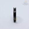 4mm black ceramic ring blanks with 2mm channel groove