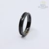 4mm black ceramic ring blanks with 2mm channel groove