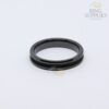 4mm black ceramic ring blanks with 2mm channel groove