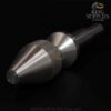 Angled view of the expanding ring mandrel tip