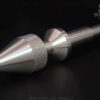 Close-up of the expanding ring mandrel tip