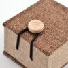 Burlap Ring Box