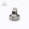 Titanium Double Channel Ring Blank