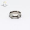 Titanium Double Channel Ring Blank