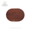 Walnut Oval ring presentation box