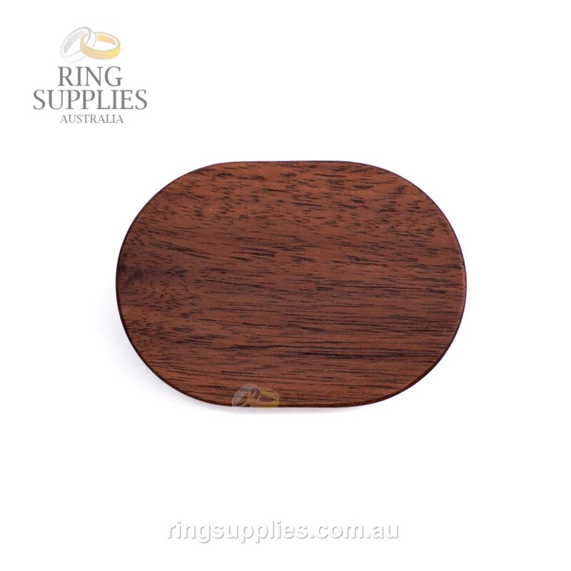 Walnut Oval ring presentation box