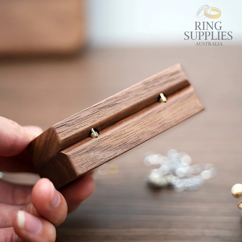 Wooden Wedding Ring Box