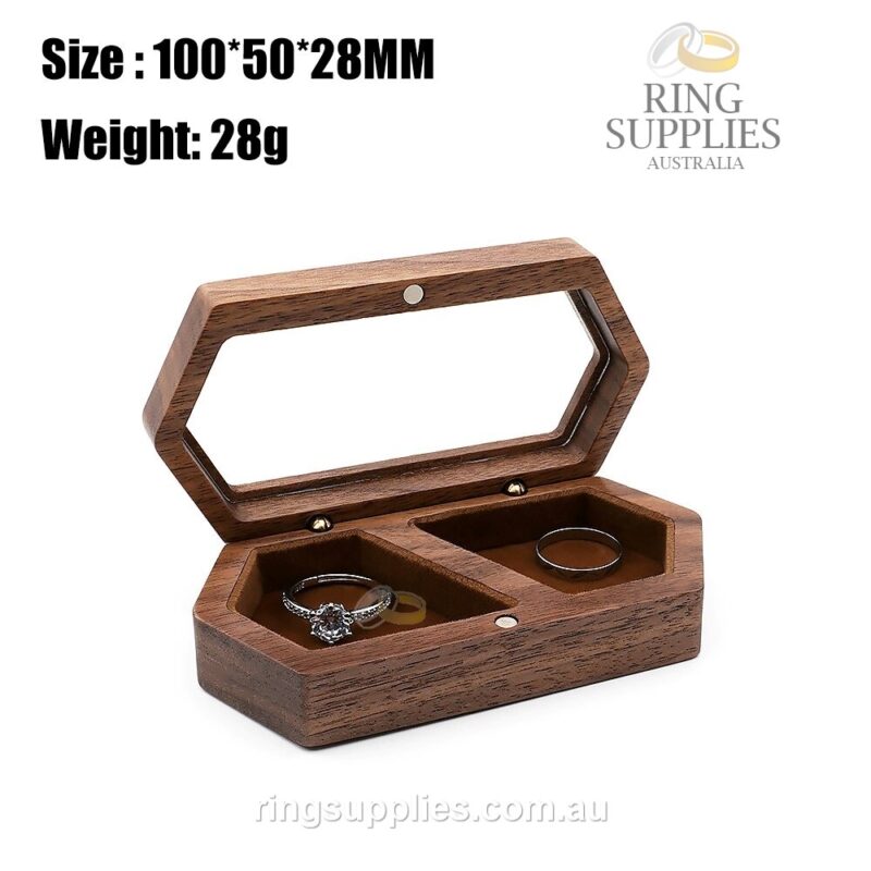 Wooden Wedding Ring Box