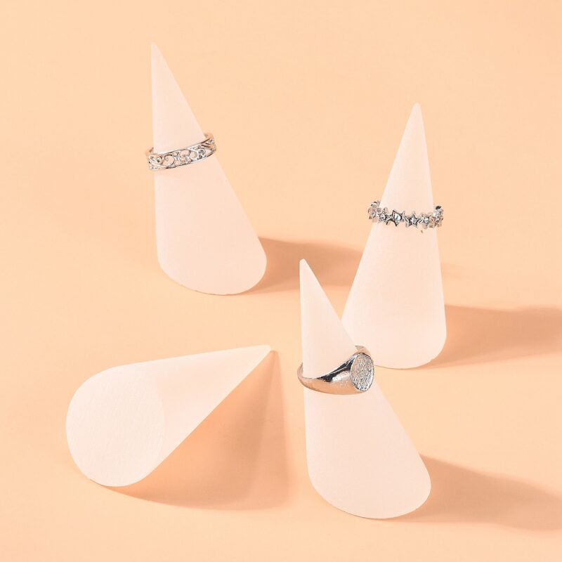 Frosty Acrylic Ring Display Cone