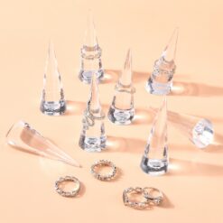 Clear Acrylic Ring Display holders