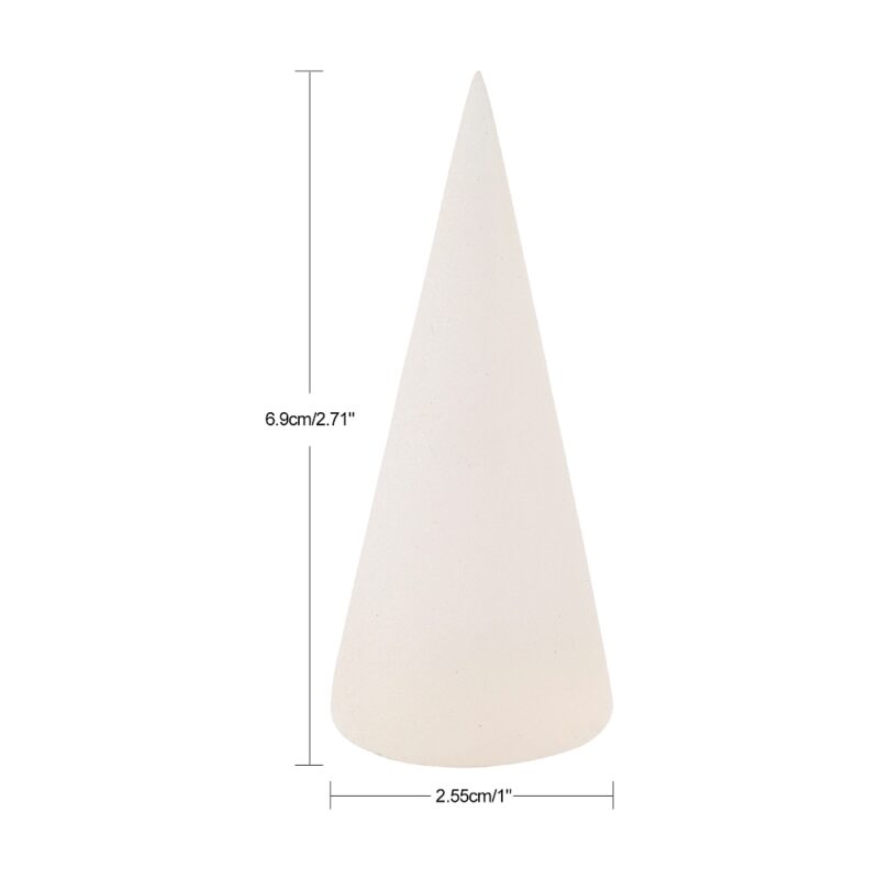 Frosty Acrylic Ring Display Cone