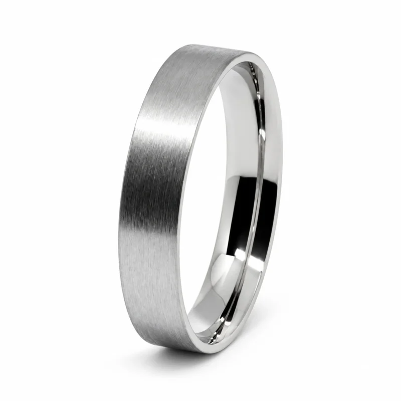 4mm stainless steel ring liner or core, comfort fit