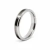 4mm titanium ring blank with 2mm inlay channel