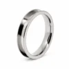 4mm titanium ring blank with 3mm inlay channel