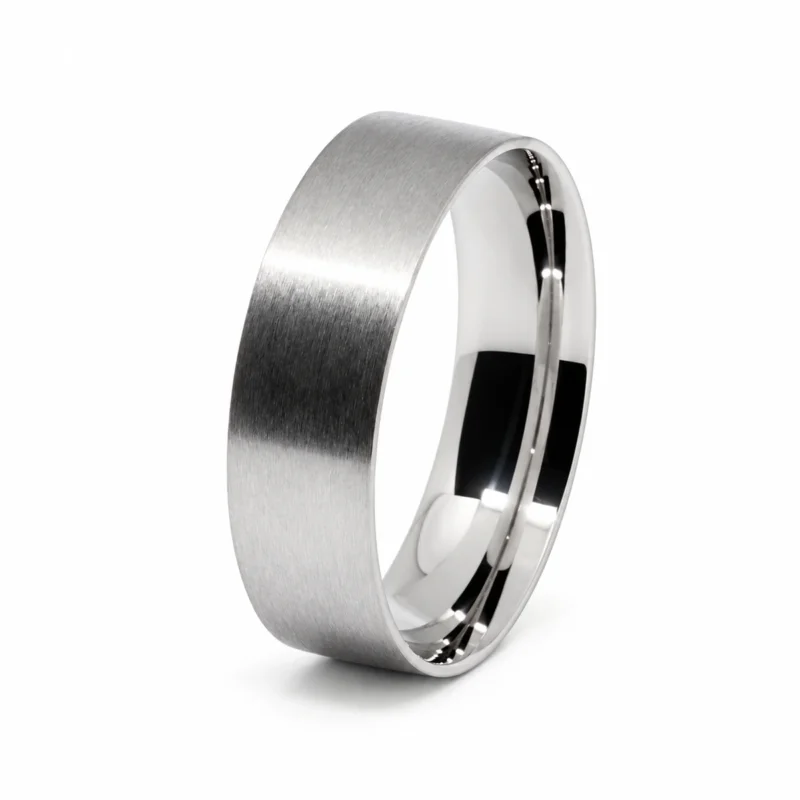 6mm stainless steel ring liner or core, comfort fit